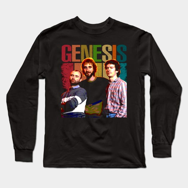 Selling England by the Stitch Genesis Band Tees, Redefine Style with Prog-Rock Heritage Long Sleeve T-Shirt by Church Green